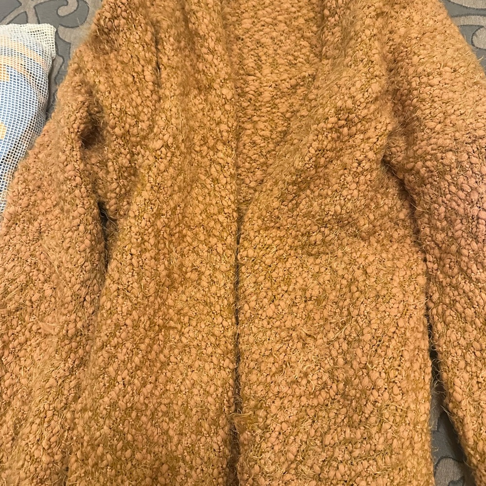 Dreamers Textured Brown Cardigan